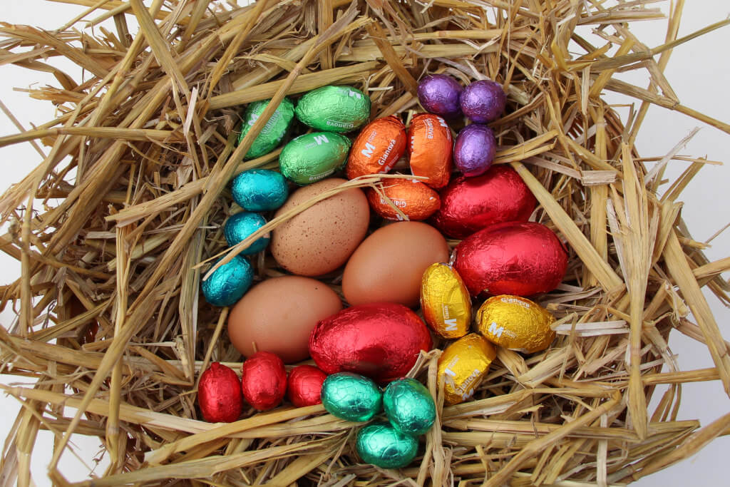 eggs in a nest, seven times three, making maths real for your child 