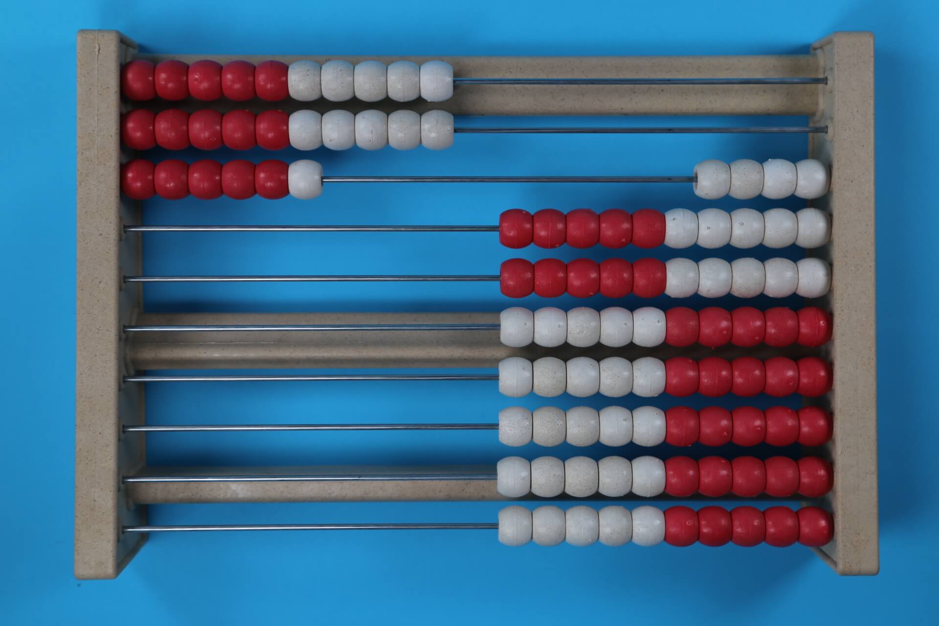 26 beads on a 100 bead rekenrek