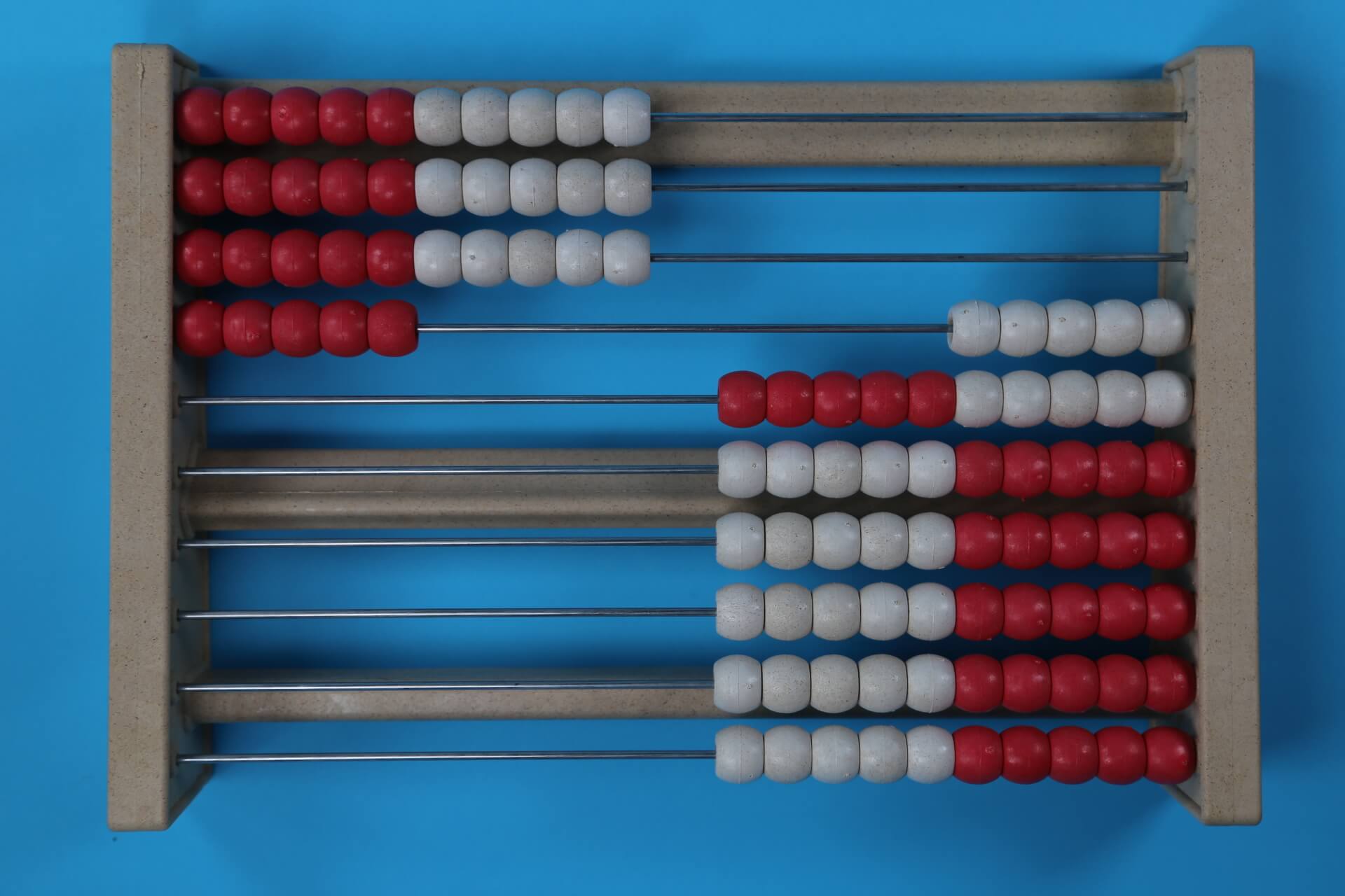 35 beads on a 100 bead rekenrek