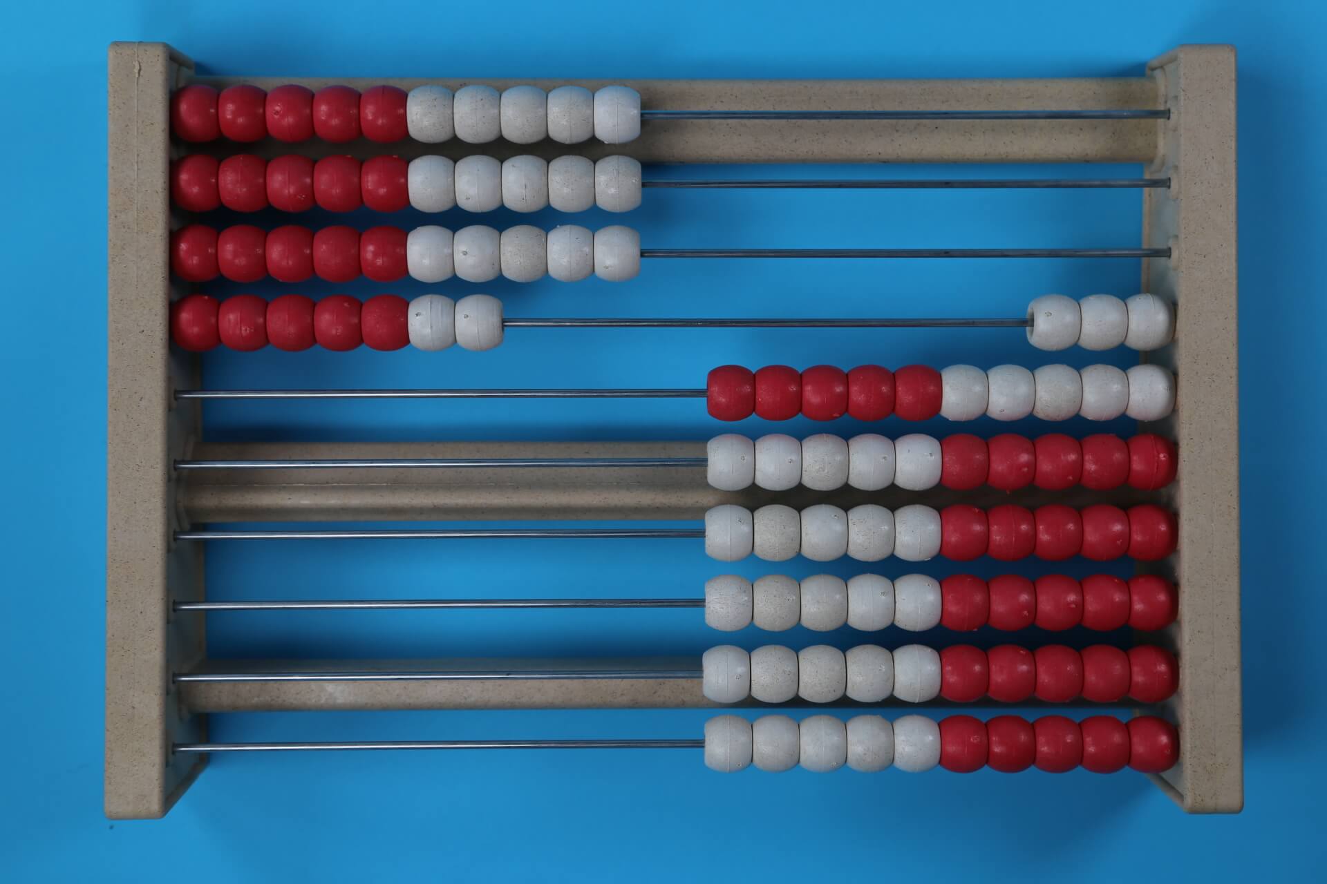 37 beads on a 100 bead rekenrek
