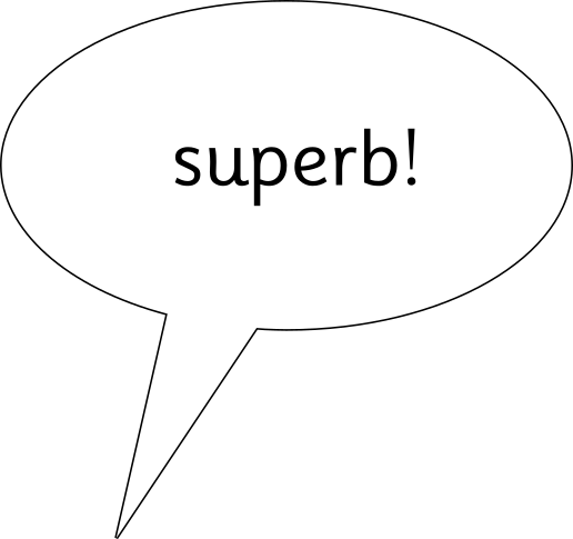 the word superb