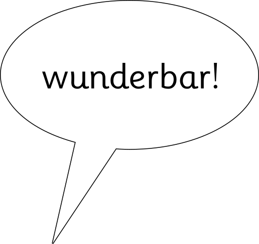 the word vunderbar